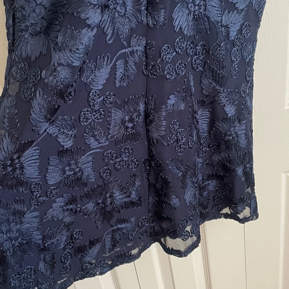 New Marina Cap Sleeve Floral Gown Dress size Medium